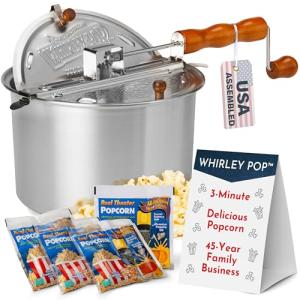 Whirley Pop 6 Quart Stovetop Popcorn Maker