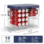 Megiu Portable Car Refrigerator, 19 Quart Cooler