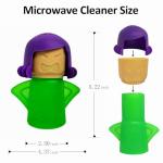 Angry Mama Microwave Steam Cleaner - Green