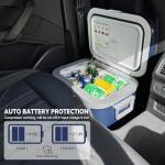 Megiu Portable Car Refrigerator, 19 Quart Cooler