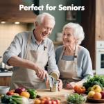 COKORA Manual Can Opener with Comfort Handles