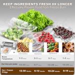 Automatic Vacuum Sealer with Built-in Cutter & Storage