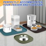 Silicone Pet Feeding Mat with Raised Edges