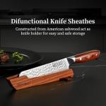 KEEMAKE 8-Inch Damascus Kiritsuke Chef Knife
