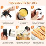 Churro Maker with Piping Bag and Decorating Tips
