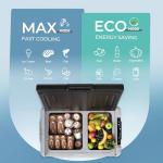 EUHOMY 35QT Portable Dual Zone Fridge Cooler