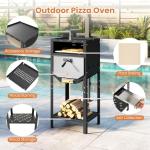 Happygrill 12" Outdoor Wood-Fired Pizza Oven