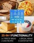 MERIOR 25-in-1 Automatic Bread Maker Machine