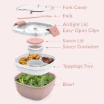 Bentgo Salad Bowl with Compartment Tray and Fork
