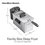 Hamilton Beach 3L Electric Deep Fryer with Basket