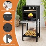 Happygrill 12" Outdoor Wood-Fired Pizza Oven