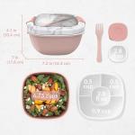 Bentgo Salad Bowl with Compartment Tray and Fork