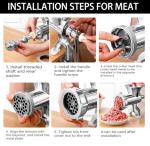 Manual Meat Grinder for Homemade Sausage and Burgers