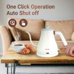 Mecity Stainless Steel Gooseneck Electric Kettle