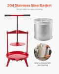 VEVOR 14L Stainless Steel Fruit Wine Press