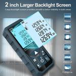 HANMATEK 165ft Laser Distance Meter with LCD Display