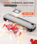 Compact Vacuum Sealer with 6 Modes & Cutter