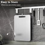 Stainless Steel Double-Sided Cutting Board - 13.4”x9”