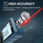 HANMATEK 165ft Laser Distance Meter with LCD Display