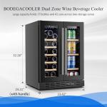 BODEGA 24" Dual Zone Wine and Beverage Cooler