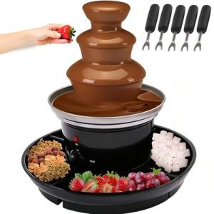 3-Tier Stainless Steel Chocolate Fondue Fountain