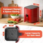 Compact 3 Qt Digital Air Fryer with Touchscreen
