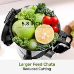 AMZCHEF Slow Masticating Juicer with Large Chute