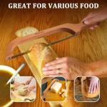 16" Wooden Serrated Bagel and Bread Knife