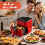 Compact 3 Qt Digital Air Fryer with Touchscreen