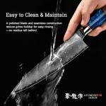 8-Inch Damascus Chef Knife with Ergonomic Handle