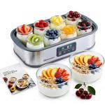 Elite Gourmet Digital Yogurt Maker with Jars