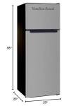 Hamilton Beach Retro Apartment Size Refrigerator, 7.5 cu ft