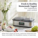 Elite Gourmet Digital Yogurt Maker with Jars
