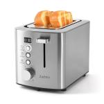 ZACHVO 2-Slice Stainless Steel Toaster with Countdown
