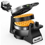 1400W Belgian Waffle Maker with Nonstick Plates