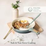 CAROTE 20-Piece Non-Stick Titanium Cookware Set