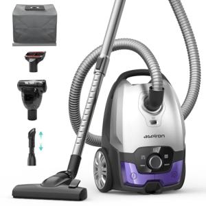 Aspiron 1700W Bagged Canister Vacuum Cleaner