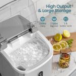 Portable Countertop Ice Maker - Soft Chewable Ice