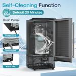 WiFi-Controlled Under Counter Ice Maker, 90lbs/24H