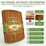 Organic Bamboo Cutting Board Set of 3