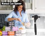 Smooth Edge Manual Can Opener with Comfortable Handle