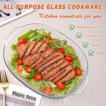 Reasim 2.8L Glass Casserole Dish with Lid