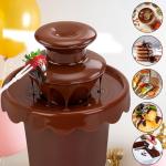 Mini Chocolate Fountain with 10 Forks and 2 Tiers