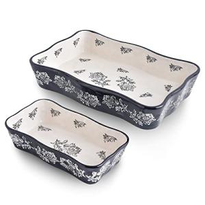 Wisenvoy Ceramic Casserole and Lasagna Dish Set