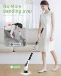 Cordless Electric Spin Scrubber with 8 Brushes