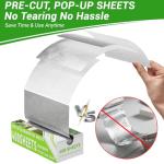 Pre-Cut Aluminum Foil Sheets, 400 Count