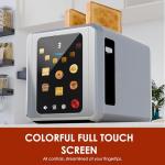 WHALL Touch Screen 2-Slice Stainless Steel Toaster