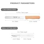 LenDLY 2-Pack Bread Knife and Scoring Tool Set