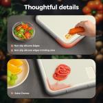 Sumzzz 2-in-1 Stainless Steel Cutting Board Set