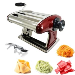 Hand Crank Pasta Maker - Roller for Fresh Noodles
